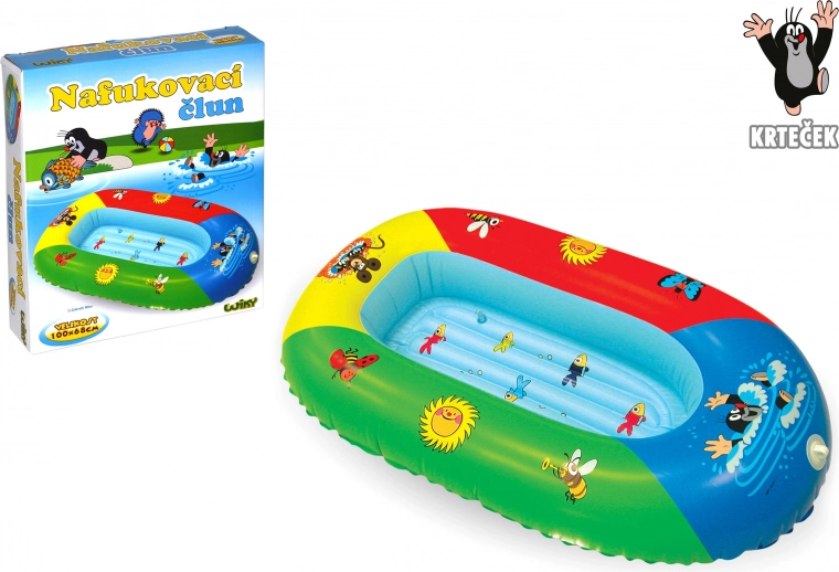 Dětský nafukovací člun s Krtečkem