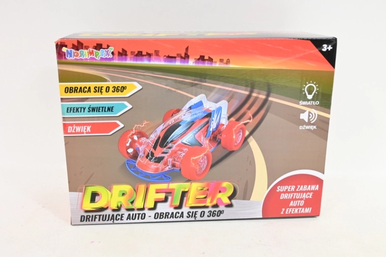 Auto drifter s LED světly a zvukovými efekty
