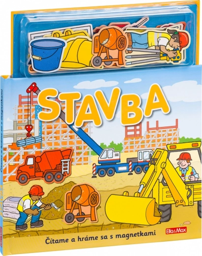 Stavba – knížka s magnetkami (slovenská verze)
