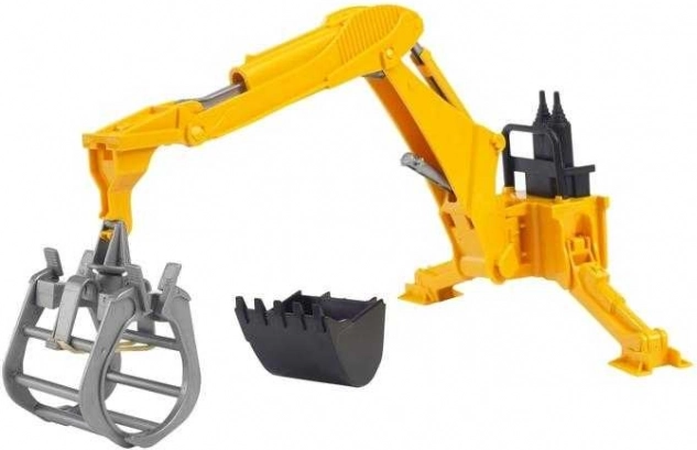 Závěsný bagr za traktor Bruder