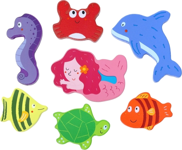 Silné dřevěné dílky pro malé ruce