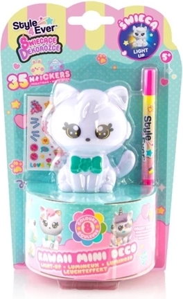 EPEE dekorožec svítící kotek kawaii – kreativní sada DIY