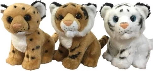 Tygr bílý nebo gepard hnědý 16 cm