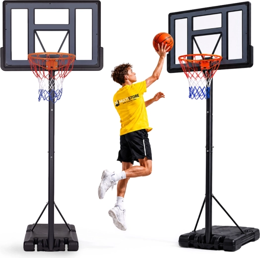 Movopro nastavitelný volně stojící basketbalový koš do 305 cm