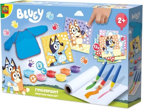 SES Creative Bluey mega sada na malování prsty