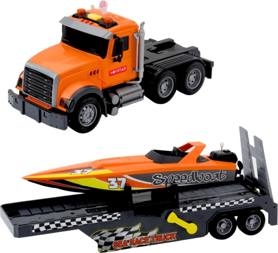 Realistická přeprava na přívěsu