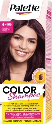 Palette Color Shampoo 4-99 bordó, 50 ml
