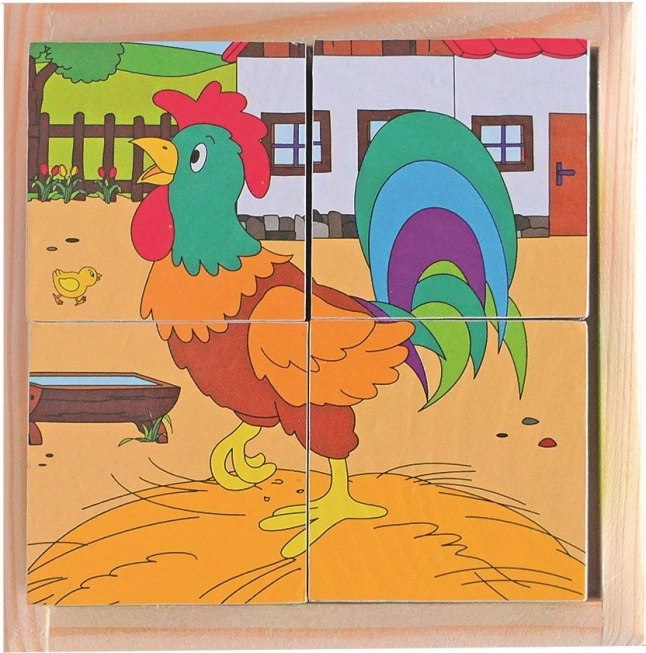 Kostkové puzzle – život na venkově