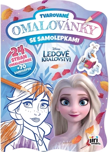 Tvarované omalovánky Ledové království