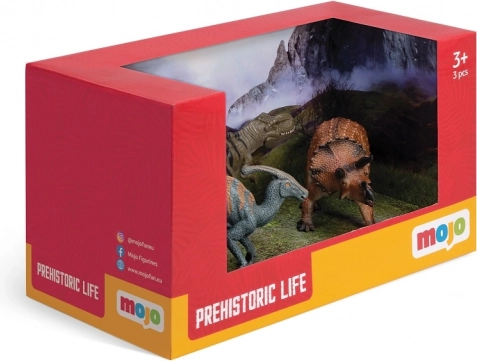 Mojo Prehistorik Život Startovací Sada Dinosaurů 3ks