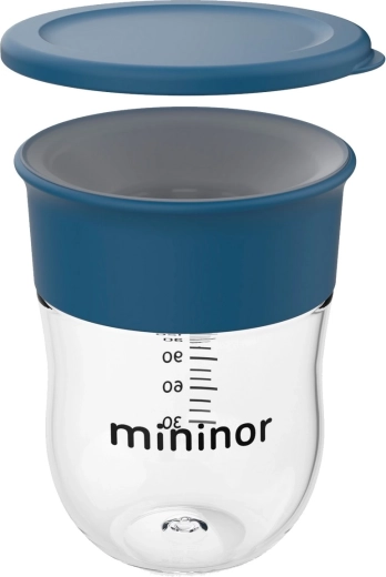 Mininor tréninkový hrneček 220 ml blue whale - 1 kus
