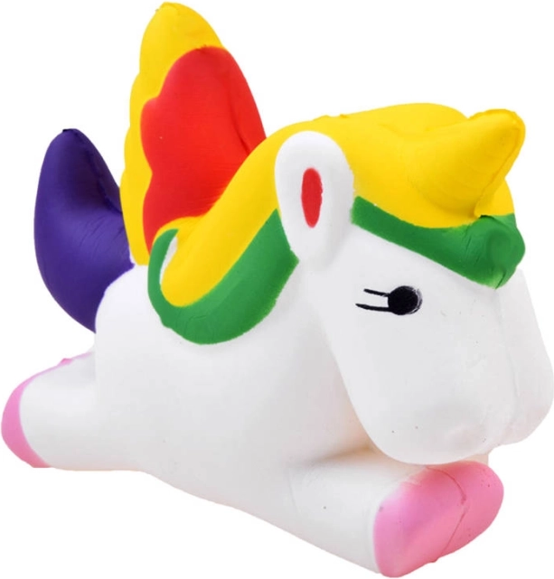 Pěnový antistresový jednorožec PEGAS – mačkací squishy hračka