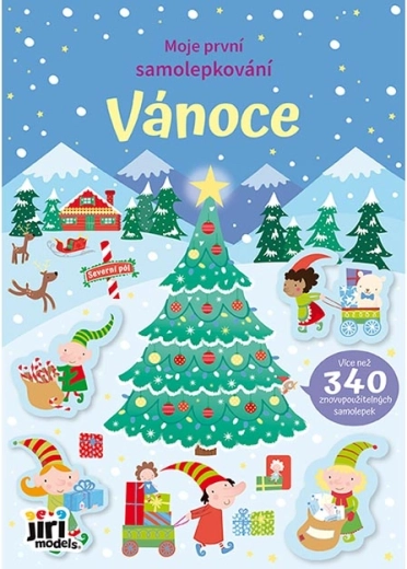 Moje první samolepkování Vánoce