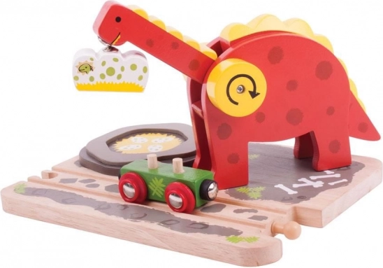 Bigjigs Rail dinosauří jeřáb