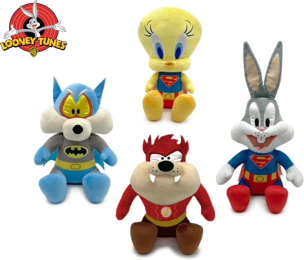 Looney Tunes plyšová postavička superhrdina 23 cm, sedící