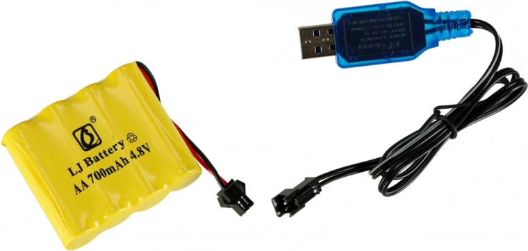 Kompletní set s akumulátorem a USB nabíjením