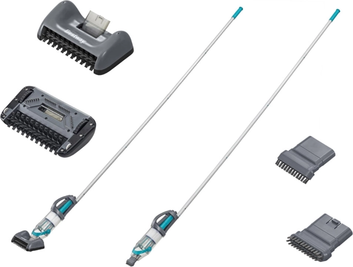 Modulární dosah: tyč 2 m a vyměnitelné hlavice