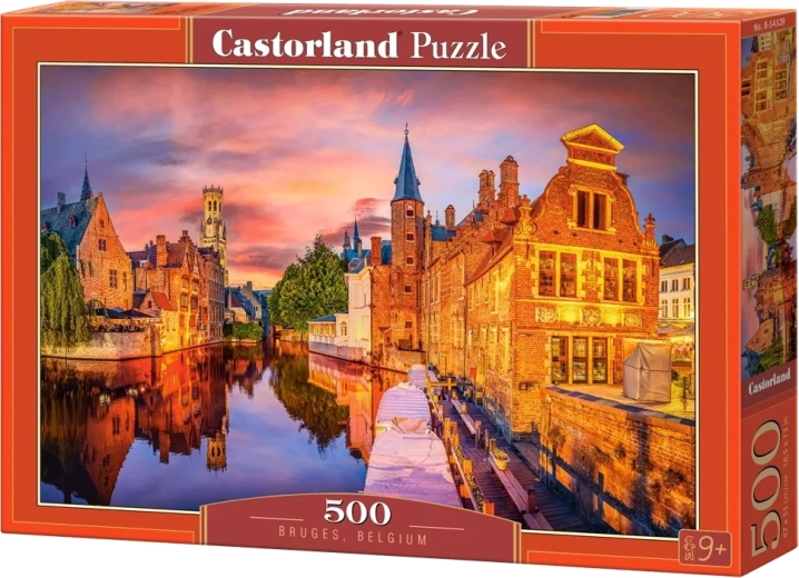 Castorland puzzle Bruggy, Belgie 500 dílků