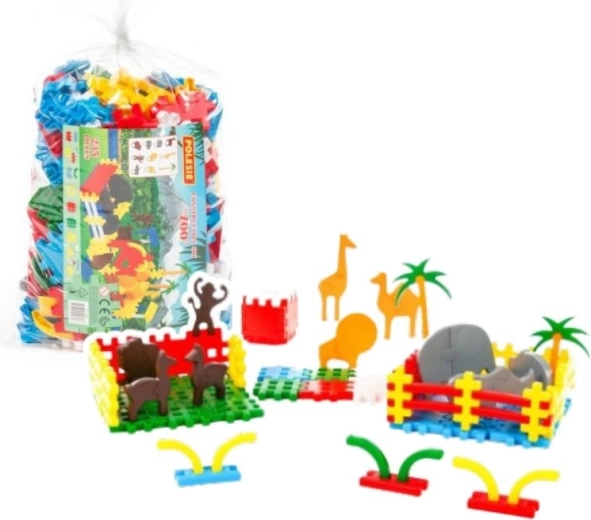 Stavebnice Blok Zoo – kreativní zoo set, 235 dílků