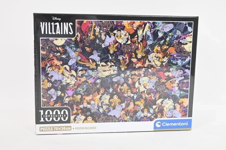 Puzzle Clementoni Impossible Disney padouši 1000 dílků