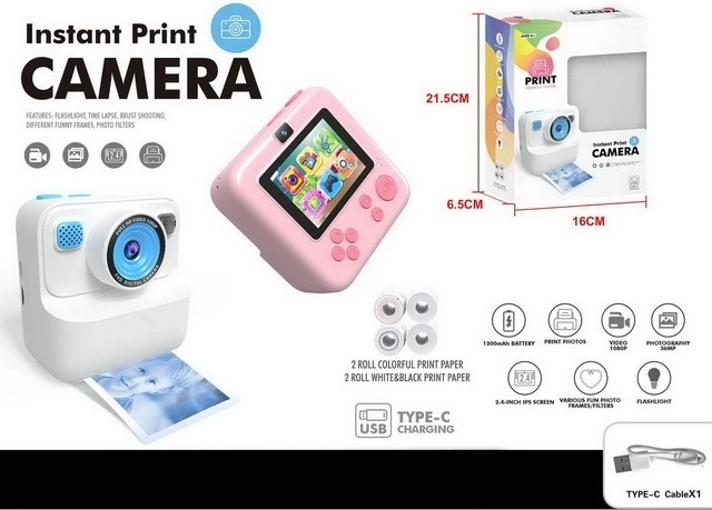 Mini fotoaparát pro děti s USB nabíjením