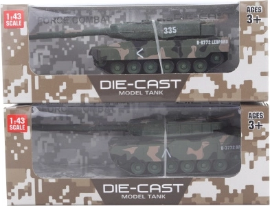 Kovový tank – kovový model pro děti