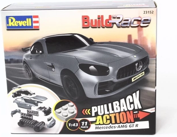 Revell Mercedes-AMG GT R Build’n Race šedý