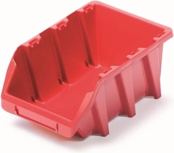 Plastový úložný box BINEER LONG 120 × 77 × 60 mm červený