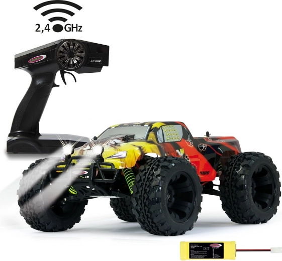 Jamara Tiger monster truck na dálkové ovládání 4WD 1:10 2,4 GHz s LED (NiMH) - 1 kus