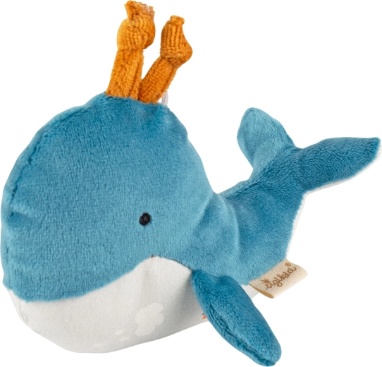 Sigikid plyšová velryba s chrastítkem pro miminka