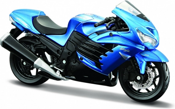 Motocykl Kawasaki Ninja ZX-14R s podstavcem