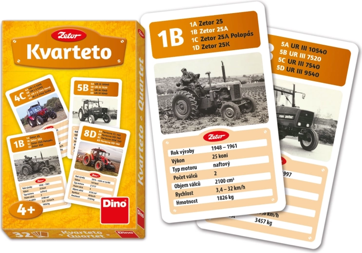 Kvarteto hra Zetor traktory