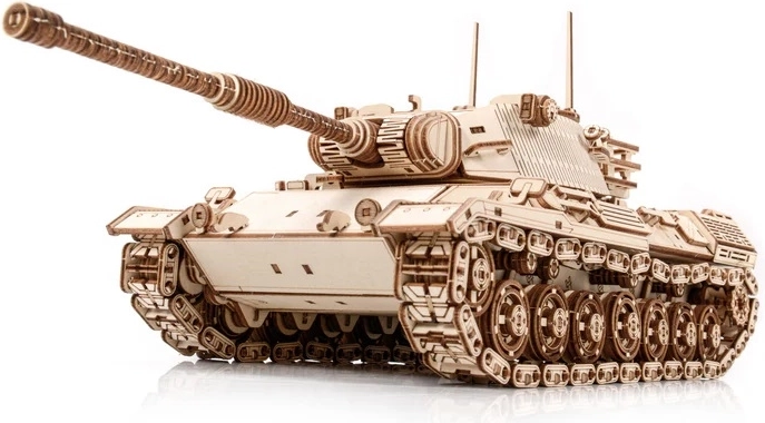 Realistický dřevěný model tanku Leopard 1