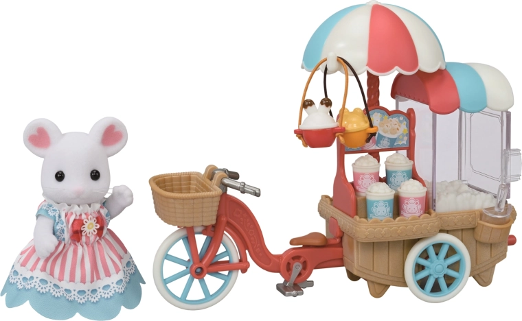 Sylvanian Families pojízdný popcornový stánek s myškou