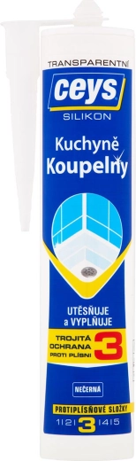 Sanitární silikon CEYS transparentní 280 ml