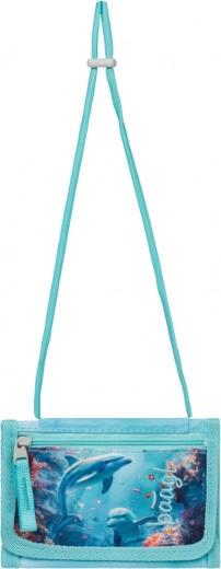 Baagl peněženka na krk delfín