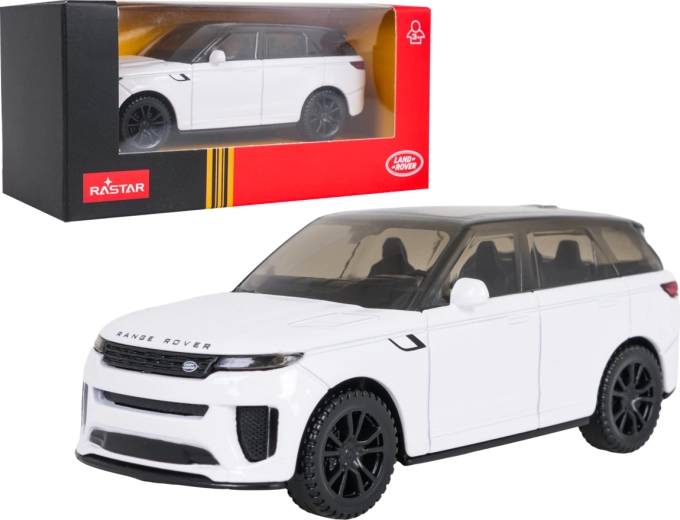 Kovový model Range Rover Sport SV RASTAR v měřítku 1:43, bílý