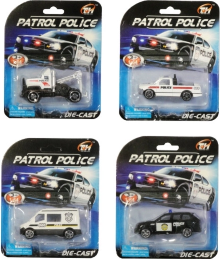 Policejní autíčko kovovo-plastové