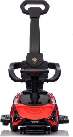 Lamborghini dětské odrážedlo s vodicí tyčí červené