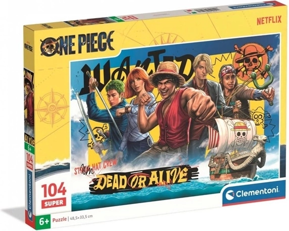 Clementoni puzzle Super Color One Piece (Netflix) 104 dílků
