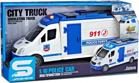 Policejní auto na setrvačník 1:16