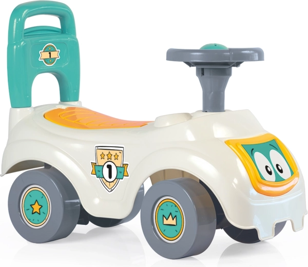 Dolu Sit'n Ride odrážedlo auto s opěradlem bílé
