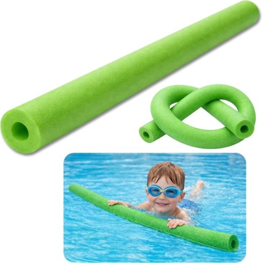 Pěnová plavecká nudle zelená 150 cm