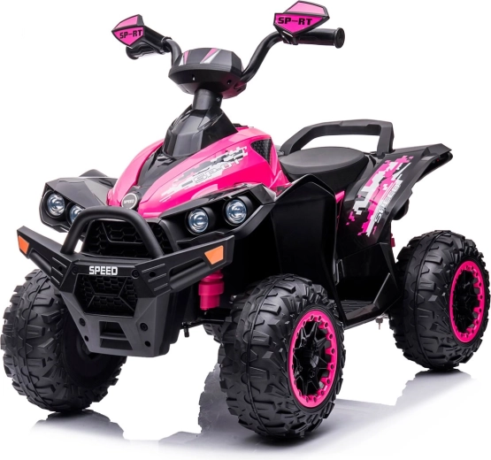 Chipolino elektrická čtyřkolka atv speed růžová