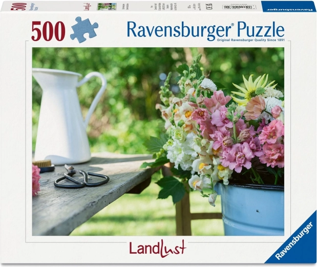 Ravensburger Puzzle LandLust: barevné hledíky 500 dílků