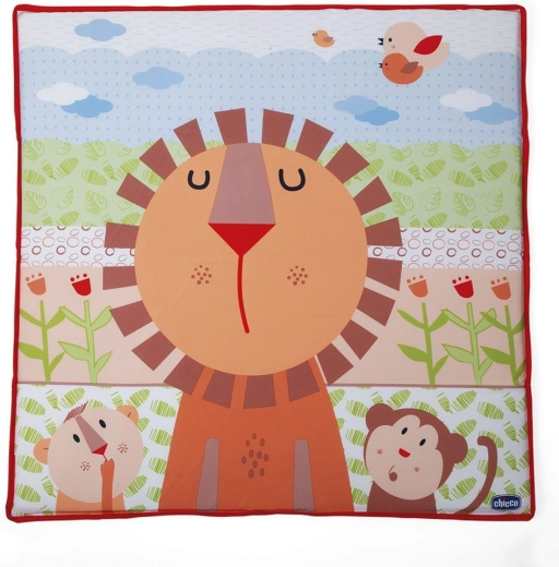 Měkká hrací deka se zvířátky pro rozvoj smyslů