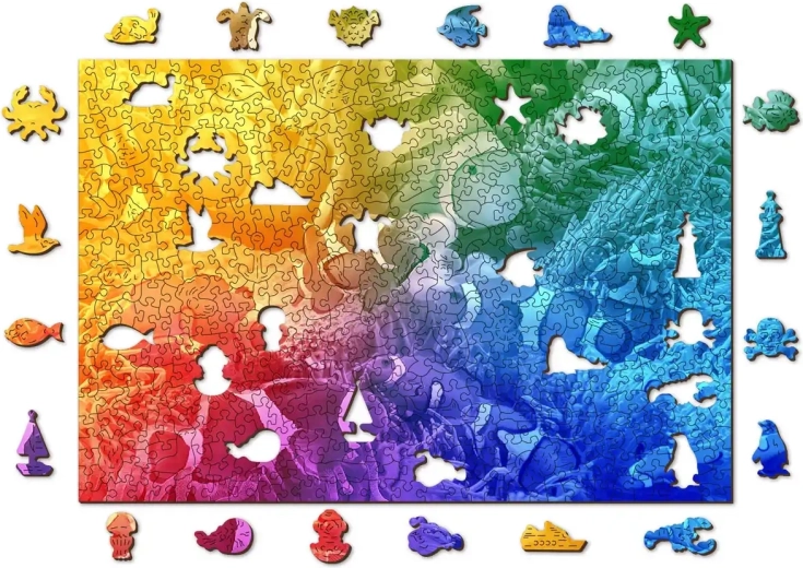 Oboustranné puzzle 2v1