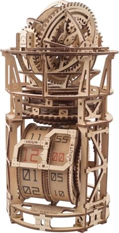 Ugears dřevěný mechanický model hodinový strojek s tourbillonem