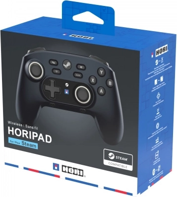 Bezdrátový ovladač HORIPAD Pro pro Steam – midnight black