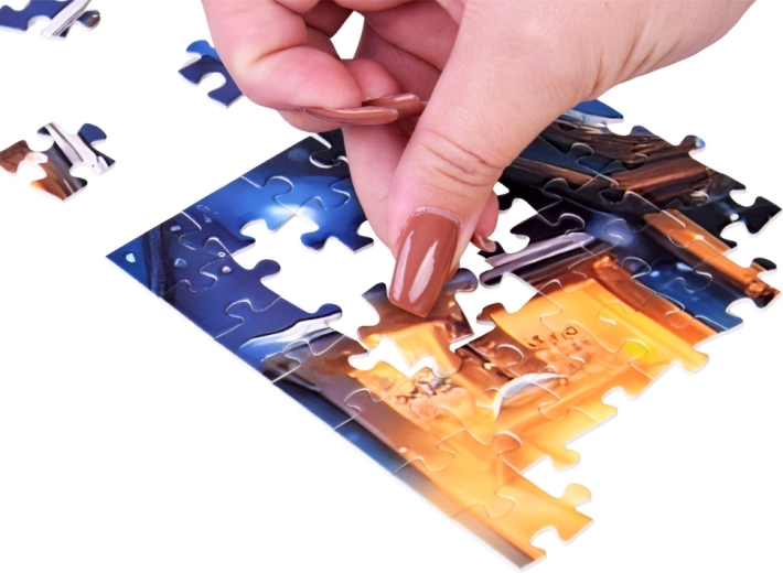 Pevné a číslované dílky pro snadné skládání